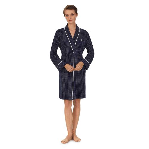 Lauren Ralph Lauren BCI Cotton Kimono Wrap Robe